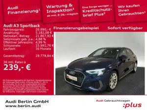 Audi A3 S line 40 TFSI e S tr. LED NAVI RFK