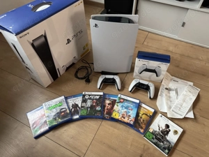 sony Playstation 5 spielkonsole PS5 mit 2 Controller 