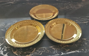 14 teiliges vergoldetes Service, aufwendige Verarbeitung, Bild 8