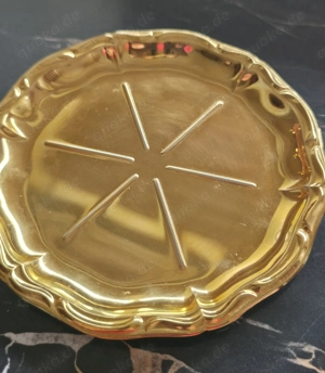 14 teiliges vergoldetes Service, aufwendige Verarbeitung, Bild 7