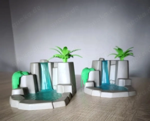 Playmobil Wasserfall 2 mal vorhanden Top Zustand 16  für beide 