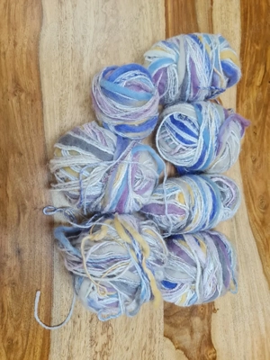 Wolle Reste Gründl Flamb  