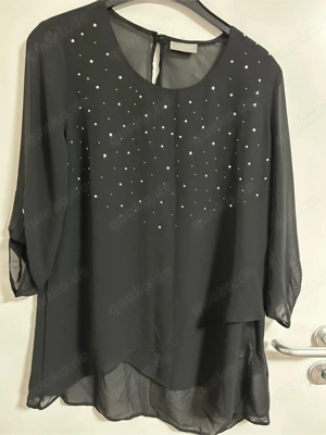 Bluse mit Perlen Verzierung
