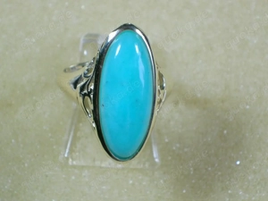 NEU: Ring 375 Gold Größe 16 - 50 mit Amazonit