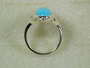 NEU: Ring 375 Gold Größe 16 - 50 mit Amazonit Bild 6