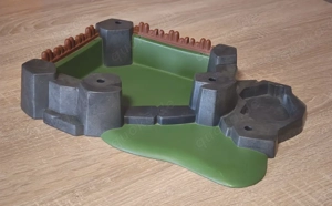 Playmobil Ritterburg Boden   Felsenplatte 