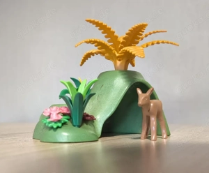 Playmobil Rehkitz auf Wiese Top Zustand 