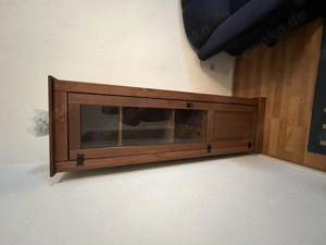 Holz-Vitrine gut erhalten 