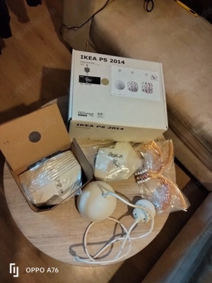 IKEA PS 2014 Hängeleuchte, weiß kupferfarben, 35 cm Bild 2
