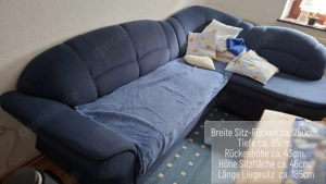 Ecksofa mit Ottomane