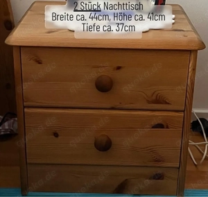 Nachtischschränke 2 Stück Holz 