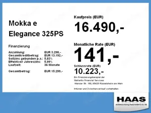 Opel Mokka-E Mokka e Elegance Klima, Sitz  Lenkradheizung Bild 4