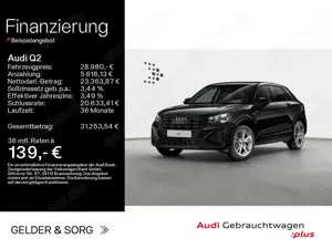 Audi Q2 30 TFSI S Line Matrix*AHK*schwarz*