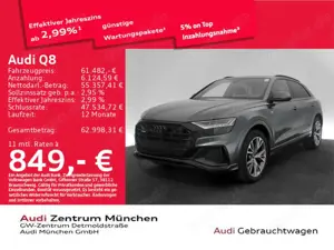 Audi Q8 50 TDI qu. tiptr. S line Luftfed./AHK/BO/HD-
