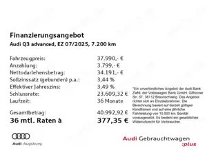 Audi Q3 advanced 35 TFSI S tronic *ACC*AHK*LED*8-fach Bild 4