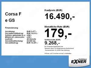 Opel Corsa F e GS Alcantara+LED+SHZ+Winterp.+Kam.+LM Bild 4