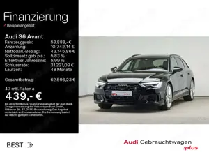 Audi S6 black AHK, Pano, Kamera, HUD, BO