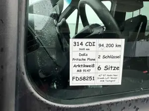 Mercedes-Benz Sprinter 314 CDI RWD L2 Doka Pritsche Webasto Bild 5