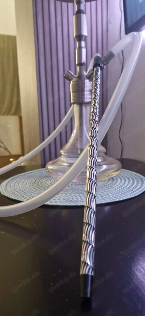 MIG Premium Shisha V2A Edelstahl + Aziza Kopf + 1 Premium Spiral-Schlauch - 139   VB