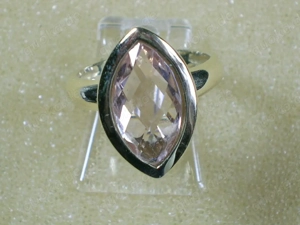 NEU: Ring Größe 16 - 50 585 Gold mit 3,24 Carat Morganit