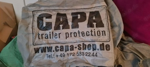 Capa Schutzhülle grau für Pferdeanhänger L