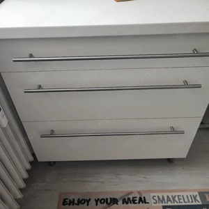 Weiße Küchenkommode * Küchenschrank * Kommode * Unterschrank