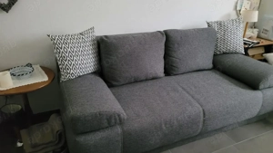 Schlaf-Couch mit Bettkasten Maße: Breite 160cm  Länge ausgeklappt 2,00m Bild 7
