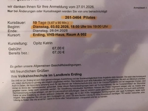 VHS Erding, Pilates u Pilates u Rücken , 