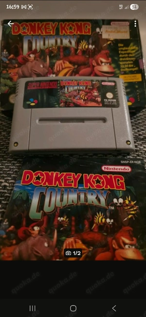 Donkey Kong Country SNES OVP Komplett (PAL)