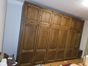 Schrankwand Eiche rustikal