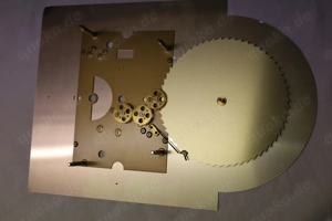 Konvolut Uhrenteile Hermle & Kieninger Zifferblatt m. Mondphase Lyra-Pendel Bild 6