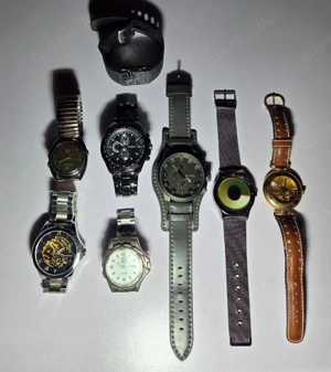 Uhren Konvolut   8 Stück   Junghans, Seiko, Curren u.a.   Bastler