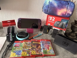 nintendo switch 2 neue Konsole mit spiele und controller Pro 