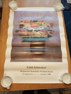 Poster Edith Schweitzer Kunsthalle Friedrich Netzel von 1990 ca.