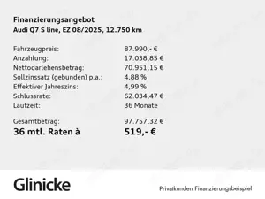 Audi Q7 50 TDI quattro S line Matrix Pano HuD AHK Bild 2