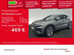Audi Q4 e-tron Q4 Sportback 45 e-tron 210 kW Waermepumpe Kamera