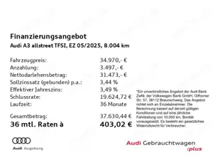 Audi A3 35TFSI S tr. StdHz*MATRIX*AHK*8fach Bild 4