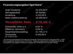 Opel Astra L LIM GS AT+LED+NAVI+360 GRAD KAMERA+SITZ-/LENKRAD Bild 5