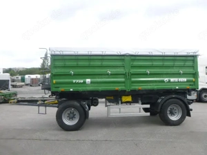 Metal-Fach Typ T739 Zweiachsanhänger 18to Bordwandaufsatz