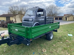 Einachs Dreiseitenkipper und Tieflader Kombi EDK 6,0 T 400x 200 Auflaufbremse