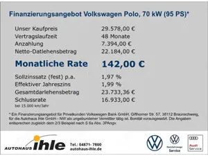 Volkswagen Polo 1,0 TSI Style Edition 50 R-KAMERA+NAVI+ACC Bild 2