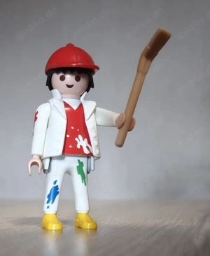 Playmobil Maler mit Pinsel Top Zustand 