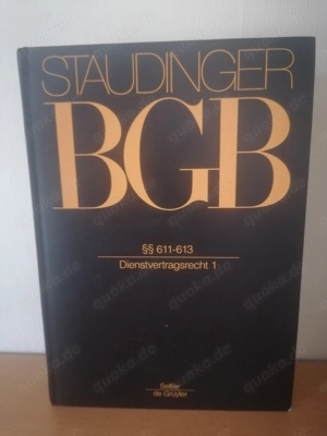 Staudinger BGB Dienstvertragsrecht