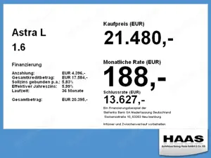 Opel Astra L 1.6  Plug-in *Inkl. Wallbox Geschenkt* Bild 4