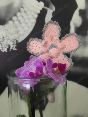 Dekoration Blume Gehäkelt 