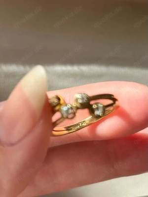 750er Gold Damenring 