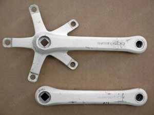 Vintage Shimano 600 EX FC-6207 Rennrad-Kurbeln 80er Jahre.