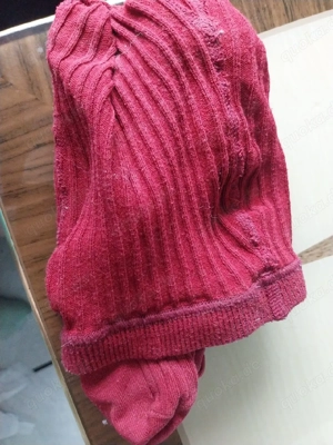 Strumpfhose rot ge. 98 104