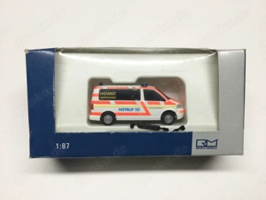 Rietze 1:87 Modellauto Notarzt Heppenheim 
