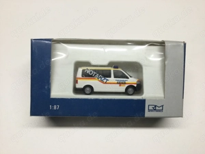 Rietze 1:87 Modellauto VW T5 Notarzt Mainz-Bingen